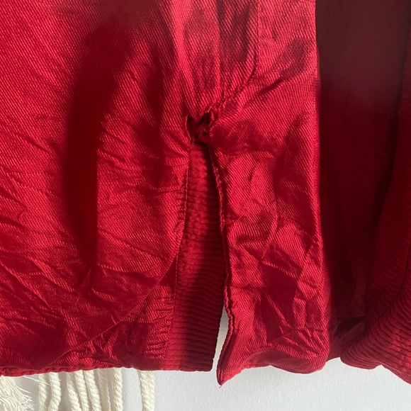 ZARA - Red corduroy blazer - Picture 9 of 9